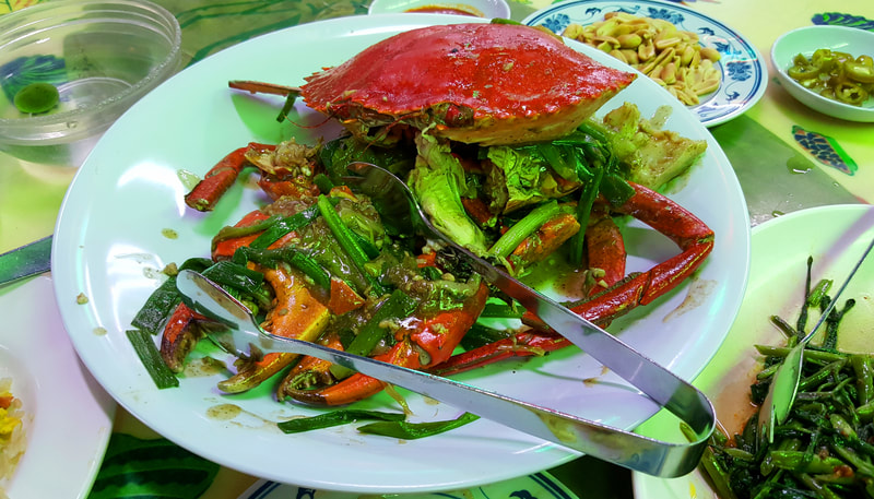 Chili Crab - One of Singapore's most famous dishes.